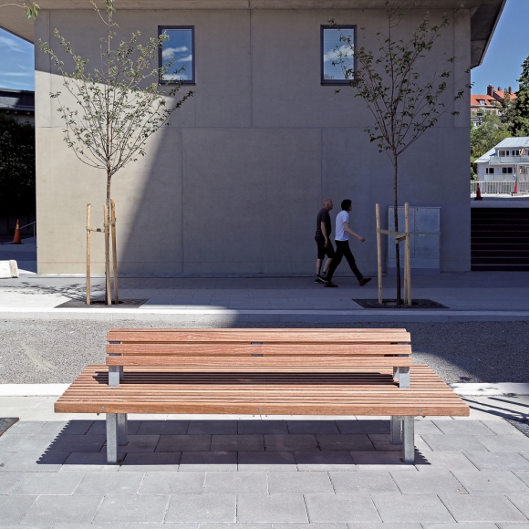 Long Lean Benches Streetlife