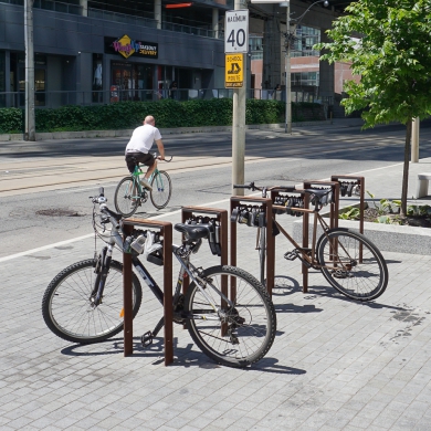 CorTen Bicycle Racks