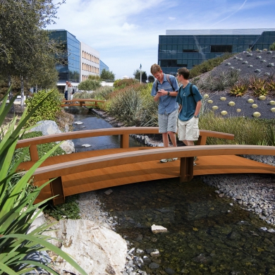 Passerelles Zen CorTen