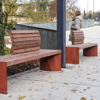 Solid Solitude Benches