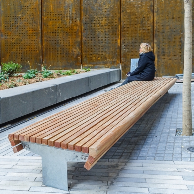 Cliffhanger Linear Benches