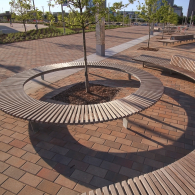 Bancs Circulaire Olympic Wave